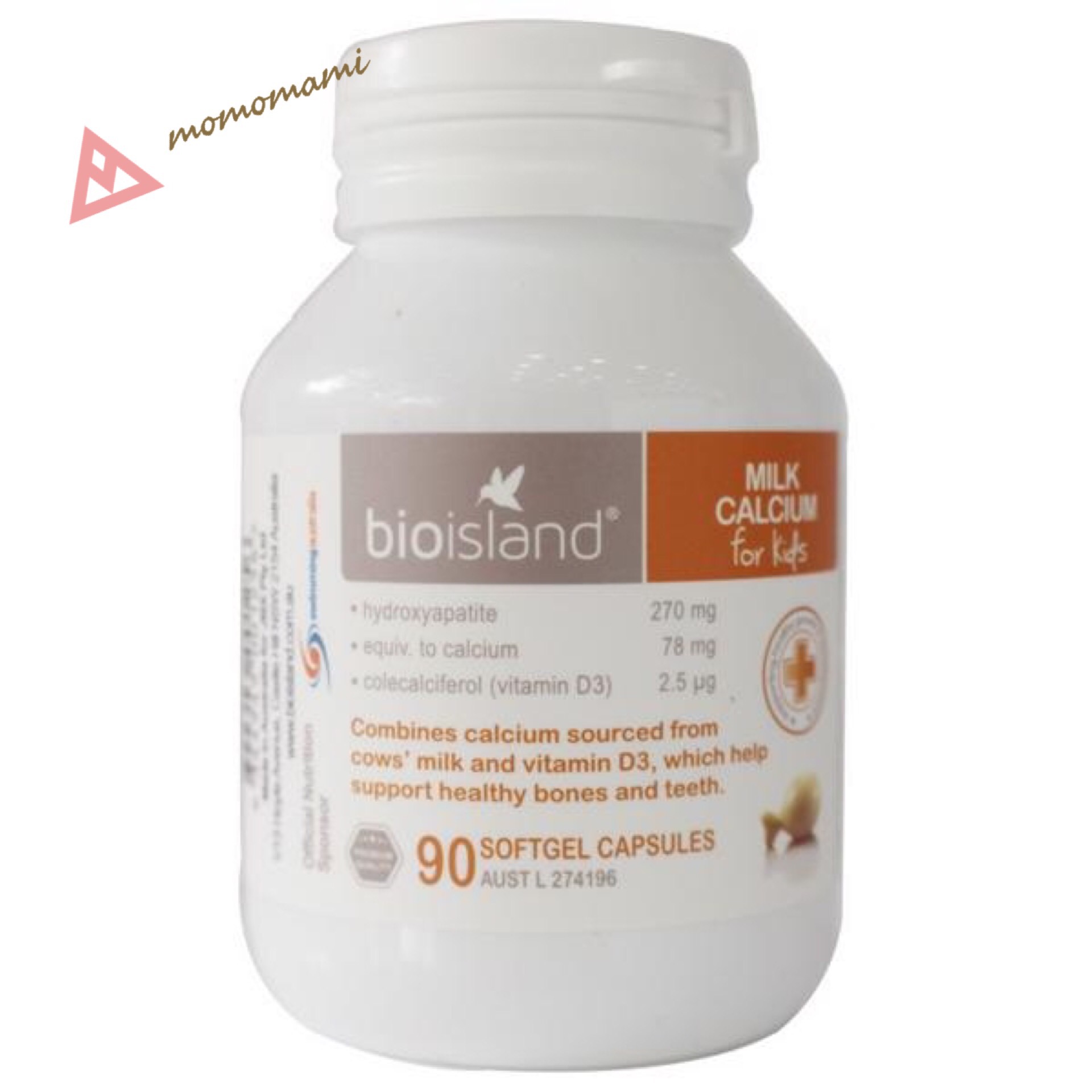 bioisland 生物岛婴儿乳钙90粒