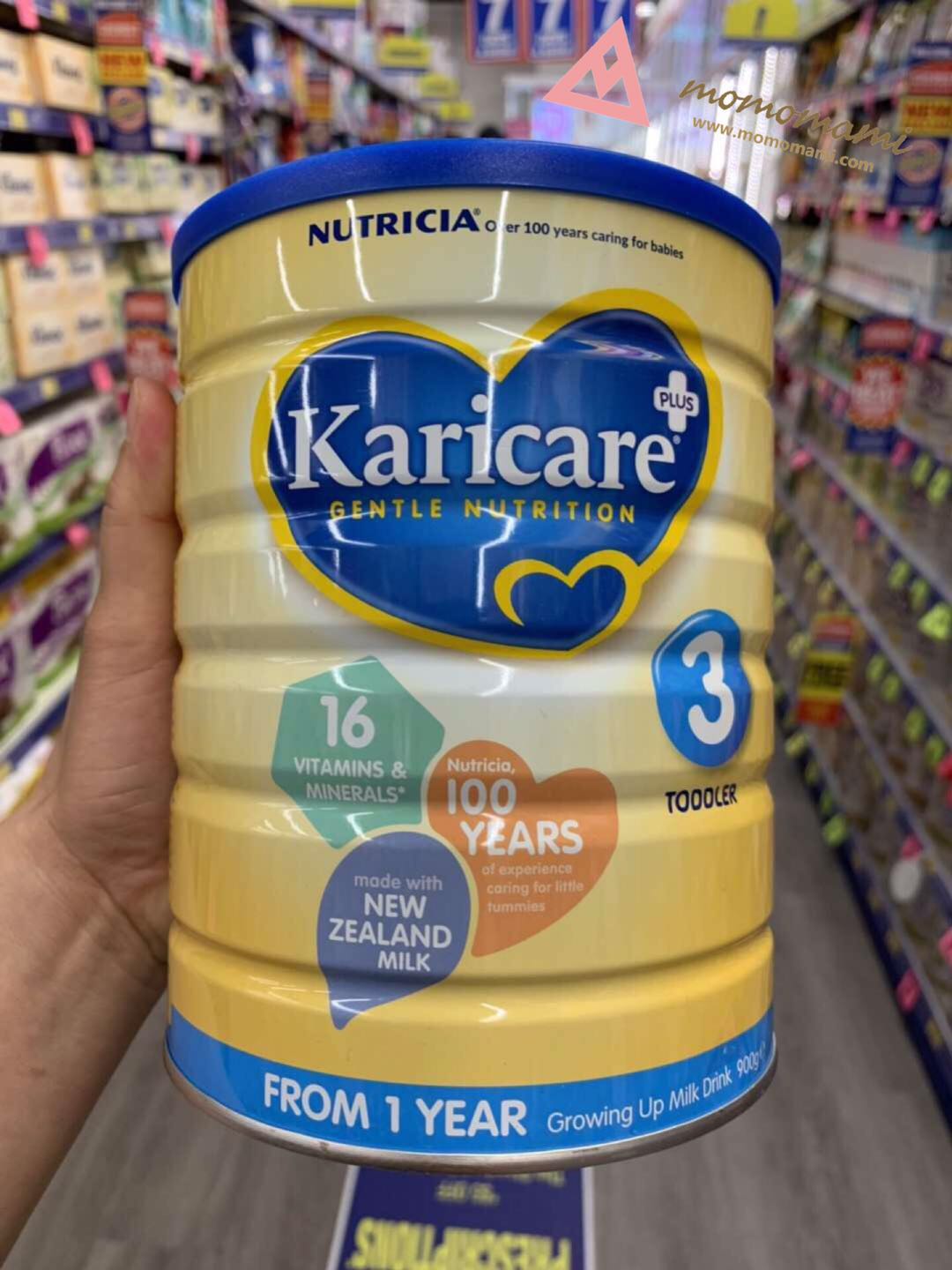 新西兰karicare可瑞康普通装婴儿奶粉三段(12-24个月)900g*6罐